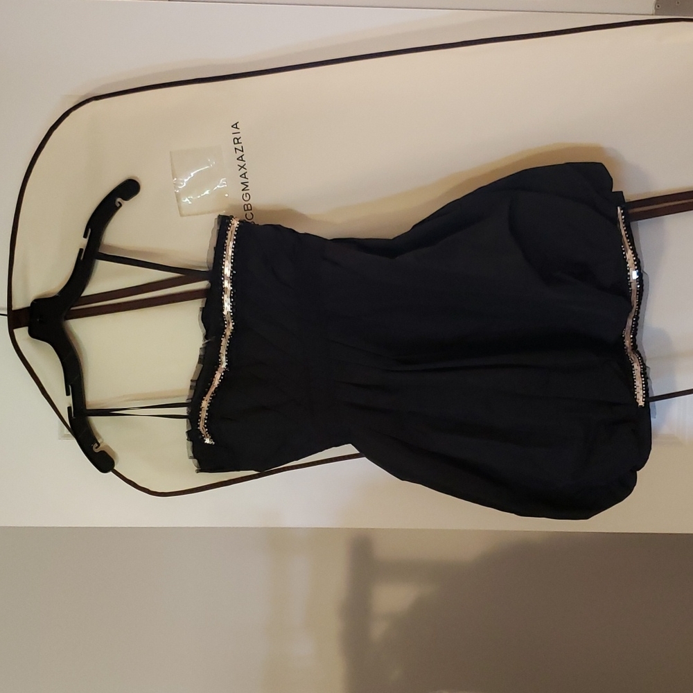 New BCBG  black cocktail dress size 4